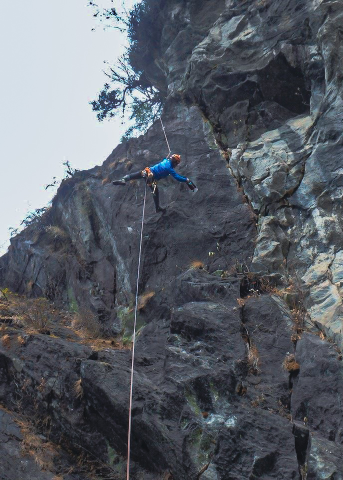 New bolted rock climbing spot in Nepal